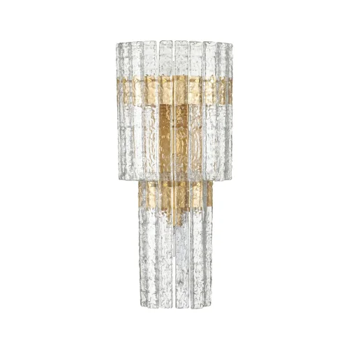 Бра Merkale 4938/3W Odeon Light прозрачный на 3 лампы, основание матовое золото в стиле современный 