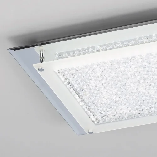Люстра потолочная LED CRYSTAL 4581 Mantra прозрачная на 1 лампа, основание хром в стиле модерн  фото 4