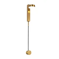 Бра LED Spiner 4063-1W Favourite белый на 1 лампу, основание золотое в стиле хай-тек 