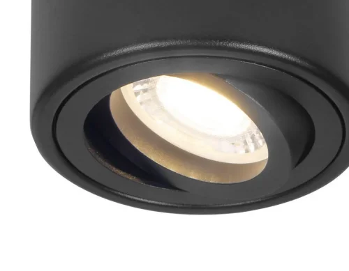 Светильник накладной TN226 Ambrella light чёрный 1 лампа, основание чёрное в стиле современный круглый фото 2