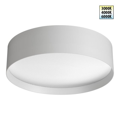 Светильник потолочный LED с переключателем цветовой температуры Orbis 359600 Novotech белый на 1 лампу, основание белое в стиле хай-тек современный круглый