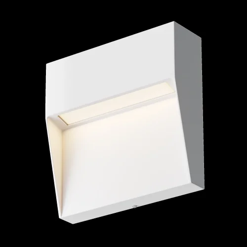 Подсветка для лестниц LED Mane O047SL-L3W3K Maytoni уличный IP54 белый на 1 лампу, плафон белый в стиле современный хай-тек LED фото 9