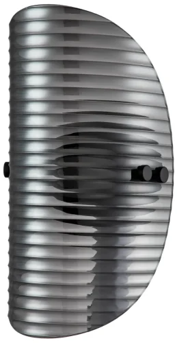 Бра LED с пультом Relux 4008/02/01W Stilfort чёрный серый на 1 лампа, основание чёрное в стиле современный хай-тек с пультом