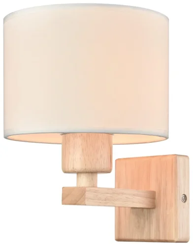 Бра 518-711-01 Velante белый на 1 лампа, основание бежевое коричневое в стиле современный кантри 