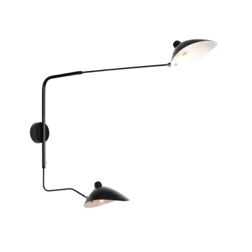 Бра Spruzzo SL305.401.02 ST-Luce чёрный на 2 лампы, основание чёрное в стиле лофт 
