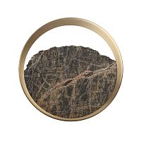 Бра LED Valley 7068/9WL Odeon Light чёрный на 1 лампу, основание бронзовое в стиле современный хай-тек отражённый свет