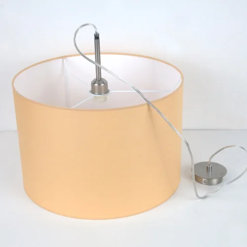 Светильник подвесной Alicen 45 LH022020 LightHall бежевый на 1 лампу, основание никель в стиле современный фото 5