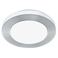 Светильник потолочный LED LED CARPI 94967 Eglo белый 1 лампа, основание серое белое в стиле минимализм современный 