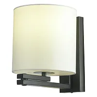 Бра Cozy LSP-8811 Lussole бежевый 1 лампа, основание чёрное в стиле современный 