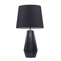 Настольная лампа Calvin Table Z181-TL-01-B Maytoni чёрная 1 лампа, основание чёрное металл в стиле современный 