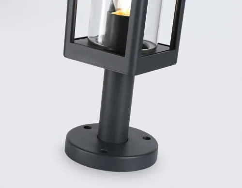 Парковый светильник ST2409 Ambrella light уличный IP54 серый 1 лампа, плафон прозрачный в стиле хай-тек современный E27 фото 4