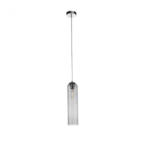 Светильник подвесной Callana SL1145.143.01 ST-Luce прозрачный серый на 1 лампу, основание хром в стиле современный 