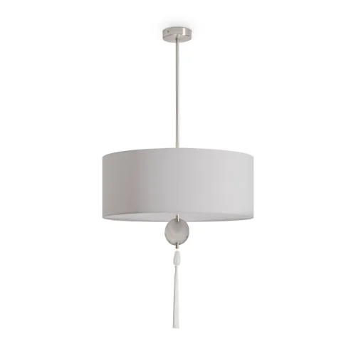 Люстра на штанге Agate FR2052PL-05N Freya серая на 5 ламп, основание никель в стиле классический прованс фото 17