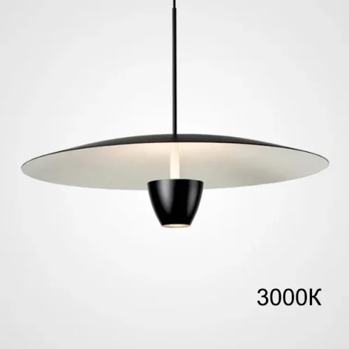Светильник подвесной REFLECT D55 3000К 219204-23 ImperiumLoft белый 1 лампа, основание чёрное в стиле скандинавский 