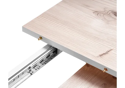 Стол деревянный раскладной Гуанг бискайская сосна / белый 459639 Woodville столешница бискайская сосна из пластик фото 8