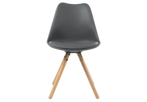 Стул Bonito серый 11328 Woodville, серый/искусственная кожа, ножки/массив бука дерево/натуральный, размеры - ****480*540 фото 9