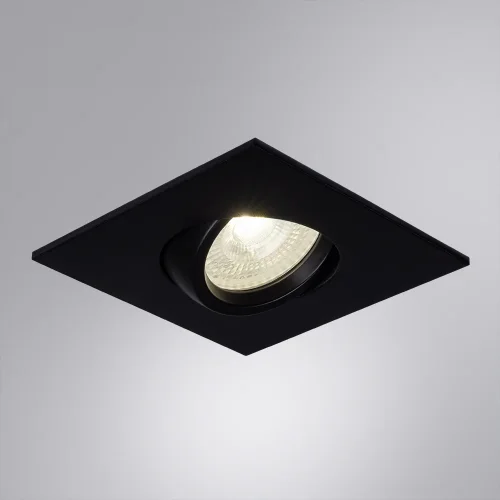 Светильник точечный Giro A2866PL-1BK Arte Lamp чёрный 1 лампа, основание чёрное в стиле современный квадратный фото 3