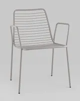 Стул с подлокотниками Дели металл серый УТ000039266 Stool Group, /, ножки//, размеры - *805***605*595