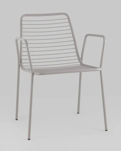 Стул с подлокотниками Дели металл серый УТ000039266 Stool Group, /, ножки//, размеры - *805***605*595