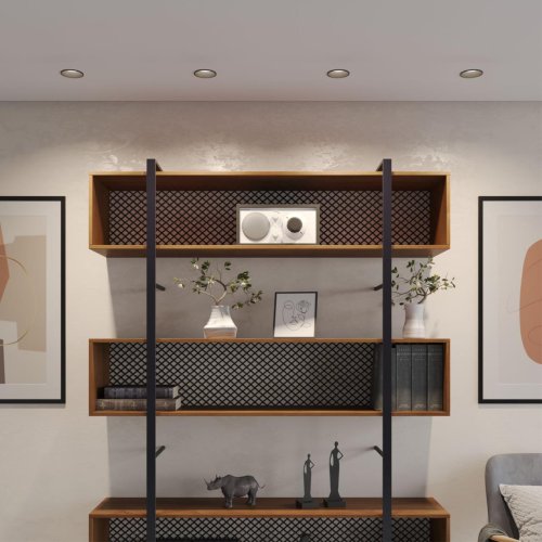 Светильник точечный LED Solis 359858 Novotech чёрный на 1 лампу, основание чёрное в стиле хай-тек круглый фото 3