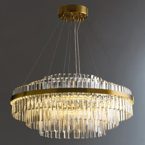 Люстра подвесная VOYAGE D100 220063-23 ImperiumLoft прозрачная на 1 лампу, основание латунь в стиле современный минимализм Люстра подвесная VOYAGE D100 220063-23 ImperiumLoft прозрачная на 1 лампу, основание латунь в стиле современный минимализм