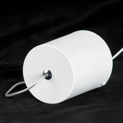 Светильник подвесной LED Hardin LSP-7425 Lussole белый на 1 лампу, основание белое в стиле хай-тек современный минимализм фото 4
