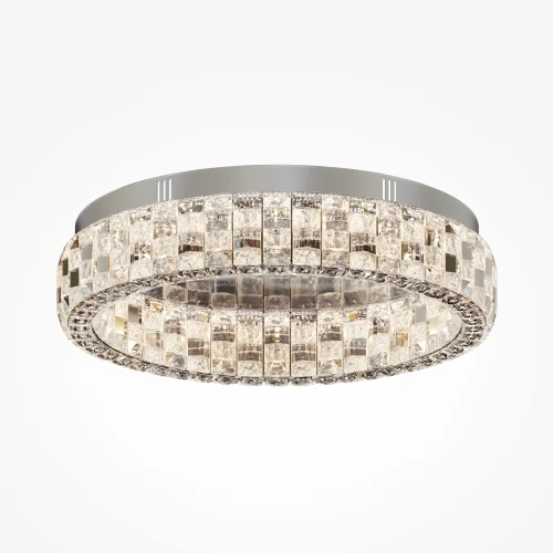 Люстра потолочная LED Castello MOD335CL-L24CH3K Maytoni прозрачная на 1 лампу, основание хром в стиле современный фото 3