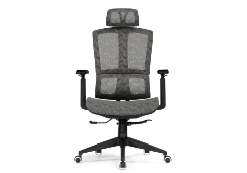 Компьютерное кресло Lanus gray / black 15567 Woodville, серый/ткань, ножки/пластик/чёрный, размеры - *1270***680*620 фото 2