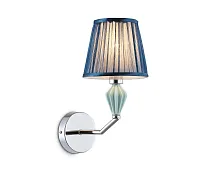 Бра LH75065 Ambrella light синий на 1 лампу, основание хром в стиле классический 