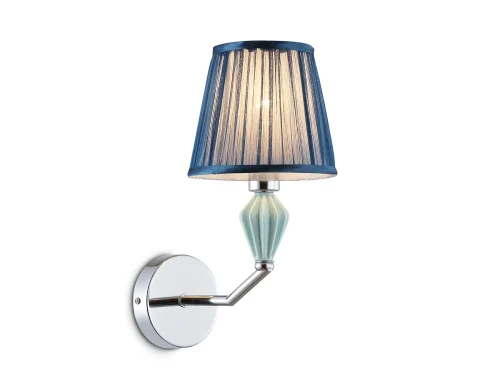 Бра LH75065 Ambrella light синий на 1 лампу, основание хром в стиле классический 