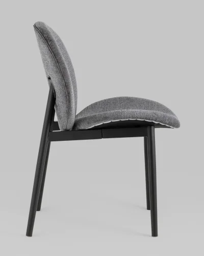 Кресло Эллиот, серый УТ000035981 Stool Group, серый/альпака, ножки/металл/чёрный, размеры - *860***480*610 фото 7