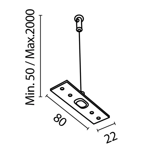 Тросовый подвес 2 шт. Magnetic track system Exility TRA034SW-2W Maytoni белый в стиле современный хай-тек для светильников серии Magnetic track system Exility подвесной магнитный exility тонкая магнитная фото 7