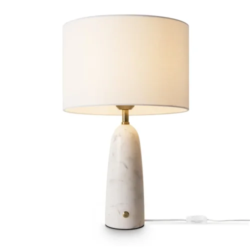 Настольная лампа MarmoLatte FR2054TL-01BS3 Freya белая на 1 лампу, основание белое мрамор металл в стиле классический кантри фото 14 Настольная лампа MarmoLatte FR2054TL-01BS3 Freya белая на 1 лампу, основание белое мрамор металл в стиле классический кантри фото 14