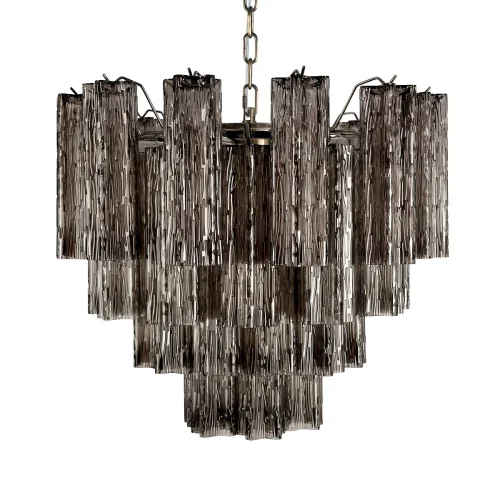 Люстра подвесная Мурано / Murano 10580/600 Smoke LOFT IT дымчатая на 10 ламп, основание бронзовое в стиле арт-деко современный фото 3