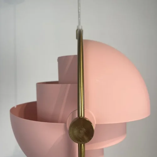 Светильник подвесной Weisdorff 123430-22 ImperiumLoft розовый 1 лампа, основание латунь в стиле современный лофт арт-деко  фото 12