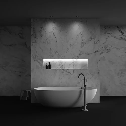 Светильник точечный Orb DL130-GX53-MG Maytoni матовый золото на 1 лампу, основание матовое золото в стиле современный хай-тек круглый фото 5