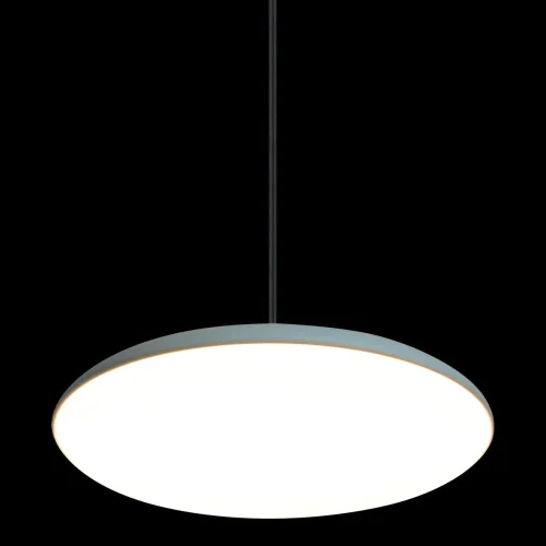Светильник подвесной LED Plato 10119 Blue LOFT IT белый голубой 1 лампа, основание чёрное в стиле современный  фото 4