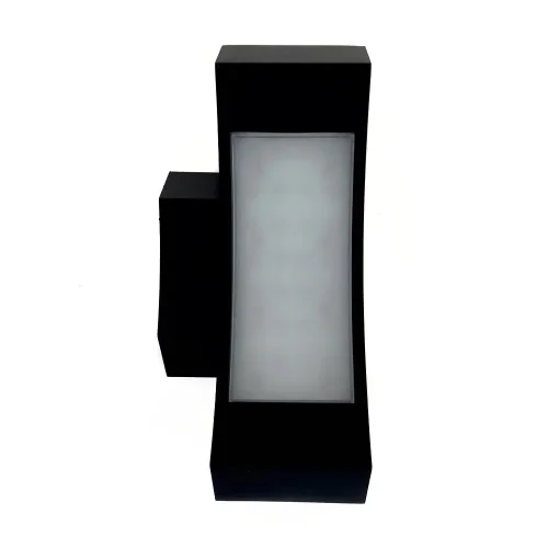 Настенный светильник LED уличный Lamar LH062017 LightHall уличный IP65 чёрный на 1 лампу, плафон чёрный в стиле современный LED фото 5