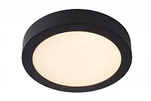 Светильник потолочный LED Brice-Led 28116/24/30 Lucide белый 1 лампа, основание чёрное в стиле современный 
