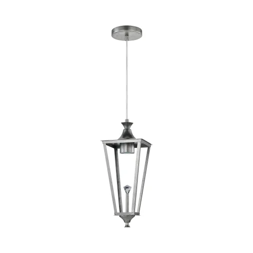Светильник подвесной Lampion 4002-1P Favourite прозрачный 1 лампа, основание серебряное в стиле классический  фото 2