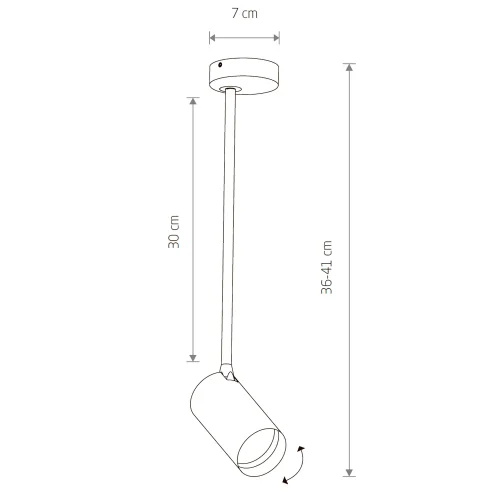 Спот с 1 лампой Mono Long M 7725-NW Nowodvorski белый GU10 в стиле современный фото 2