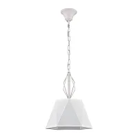 Светильник подвесной Си (Si) VL2191P01 Vele Luce белый на 1 лампу, основание белое в стиле современный Светильник подвесной Си (Si) VL2191P01 Vele Luce белый на 1 лампу, основание белое в стиле современный