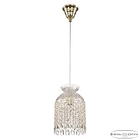 Светильник подвесной 14781P/16 G Bohemia Ivele Crystal прозрачный на 1 лампу, основание золотое в стиле классический sp Светильник подвесной 14781P/16 G Bohemia Ivele Crystal прозрачный на 1 лампу, основание золотое в стиле классический sp