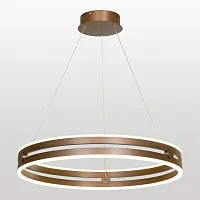 Люстра подвесная ЛЕД Дейд (Dade) LSP-7250 Lussole медь на 1 лампу, основание медь в стиле современный хай-тек кольца Люстра подвесная ЛЕД Дейд (Dade) LSP-7250 Lussole медь на 1 лампу, основание медь в стиле современный хай-тек кольца