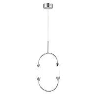 Светильник подвесной Capsula VL7293P11 Vele Luce хром на 1 лампу, основание хром в стиле хай-тек современный Светильник подвесной Capsula VL7293P11 Vele Luce хром на 1 лампу, основание хром в стиле хай-тек современный