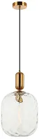 Светильник подвесной Base 2124/00/01P Stilfort прозрачный на 1 лампу, основание медь в стиле лофт современный выдувное Светильник подвесной Base 2124/00/01P Stilfort прозрачный на 1 лампу, основание медь в стиле лофт современный выдувное