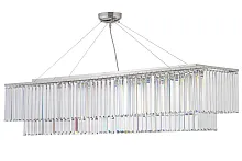 Люстра подвесная Enio E 1.5.120X30.101 NP Arti Lampadari прозрачная на 10 ламп, основание никель в стиле современный Люстра подвесная Enio E 1.5.120X30.101 NP Arti Lampadari прозрачная на 10 ламп, основание никель в стиле современный