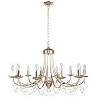 Люстра подвесная Plini 2591-12P F-promo без плафона на 12 ламп, основание золотое в стиле замковый Люстра подвесная Plini 2591-12P F-promo без плафона на 12 ламп, основание золотое в стиле замковый