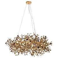 Люстра подвесная Экстра (Extra) 721382 Lightstar золотая на 8 ламп, основание золотое в стиле современный Люстра подвесная Экстра (Extra) 721382 Lightstar золотая на 8 ламп, основание золотое в стиле современный
