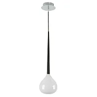 Светильник подвесной Форма (Forma) 808110 Lightstar белый на 1 лампу, основание хром в стиле арт-деко Светильник подвесной Форма (Forma) 808110 Lightstar белый на 1 лампу, основание хром в стиле арт-деко